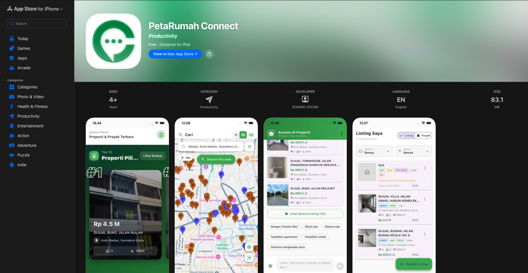 Mobile App on iOS App Store