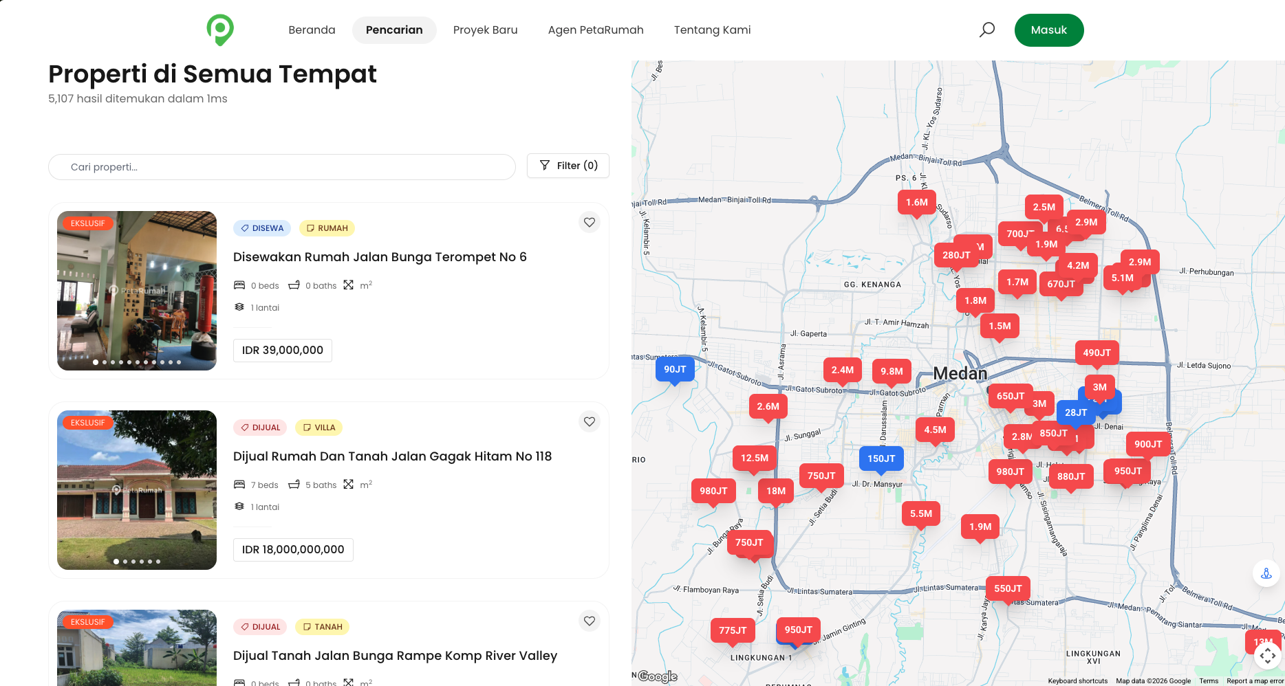 Real Estate Search Platform